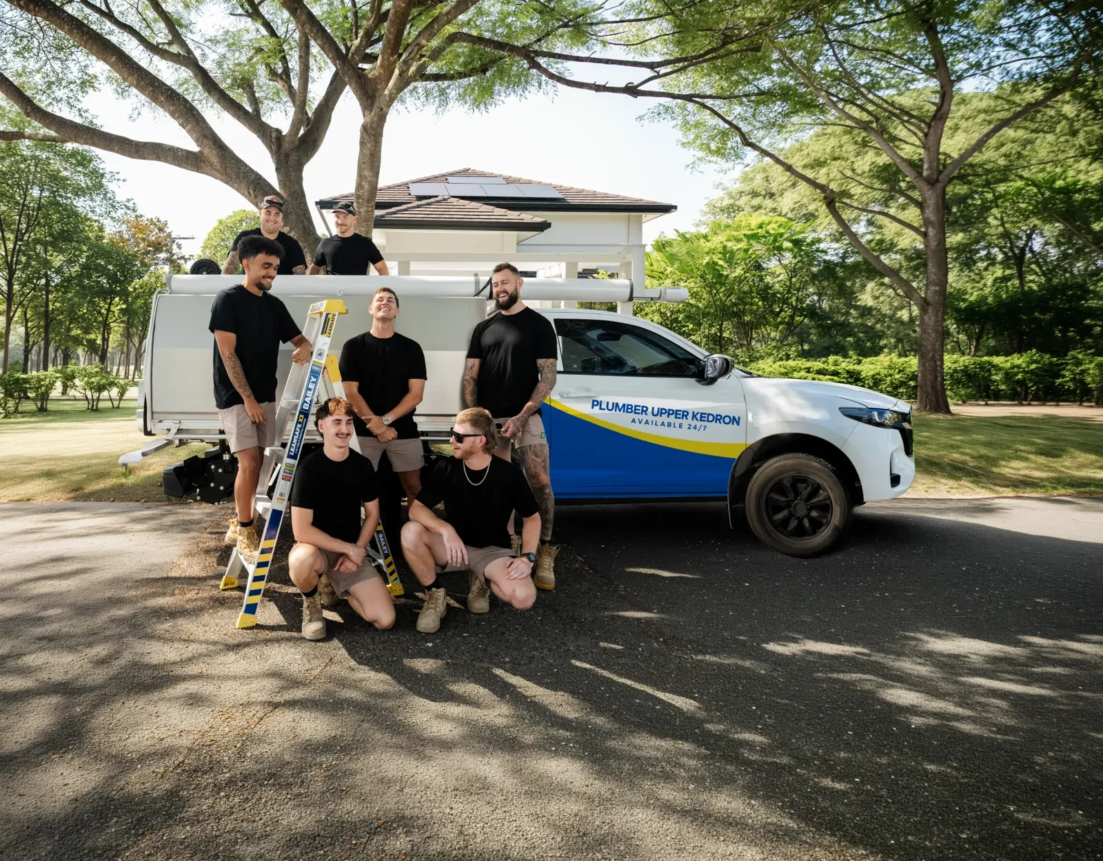 Plumber Upper Kedron ute and team